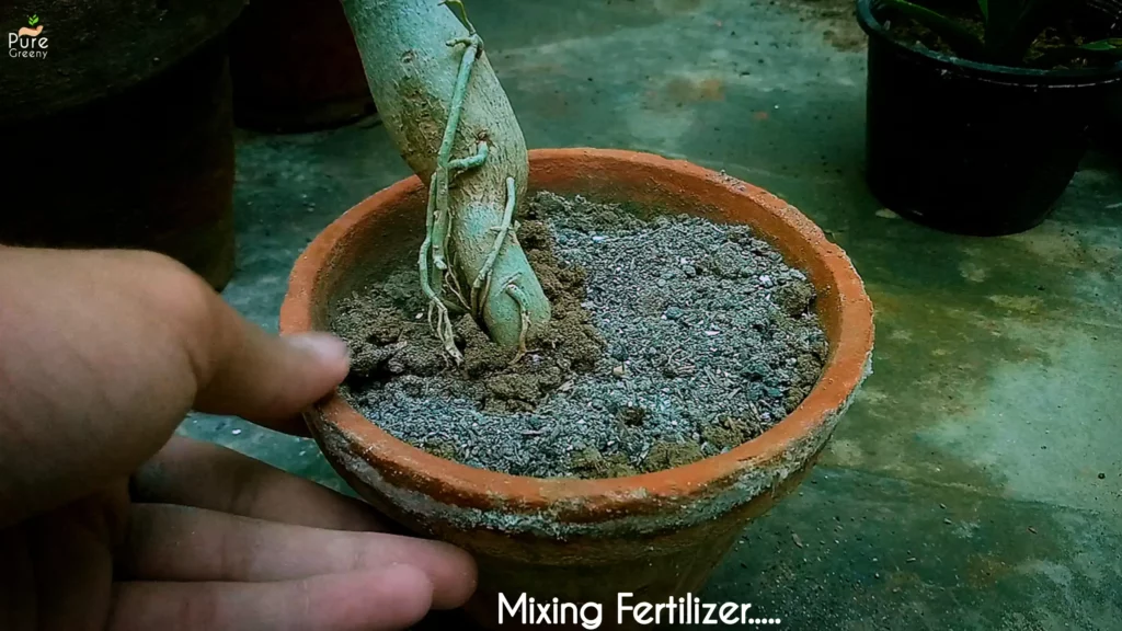 Mixing-fertilizer