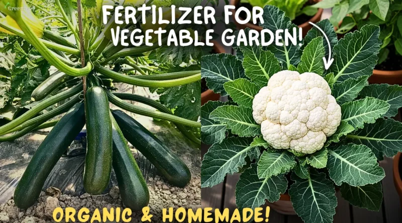 Homemade & Organic Fertilizer For Vegetable Plants…