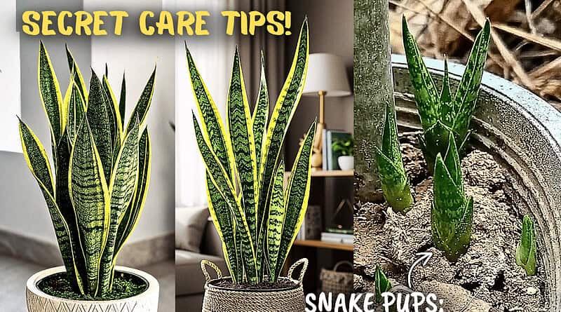 Snake Plant Care Tips For Beginners!